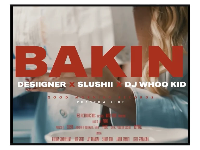 Good Morning Records Bakin music video graphic for Desiigner release