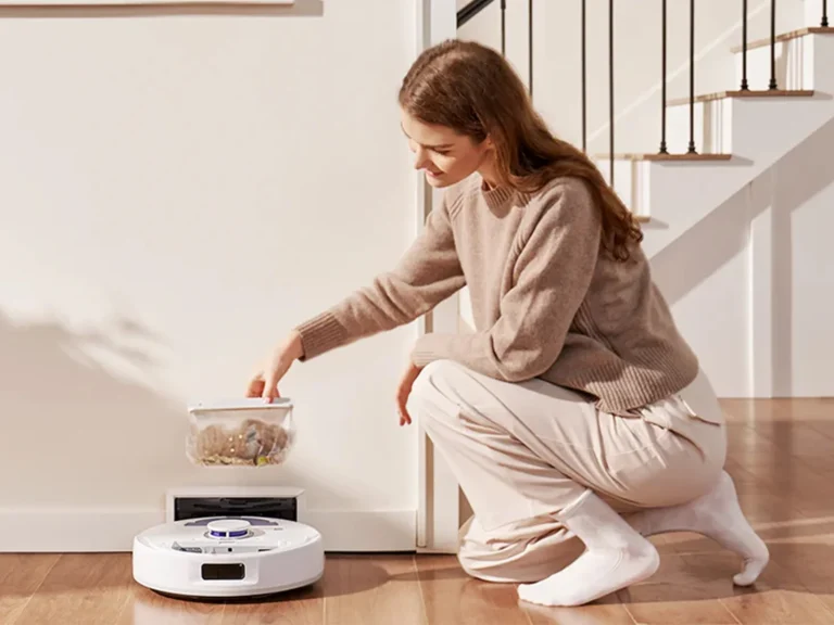 Narwal smart home cleaning product shown in a residential setting